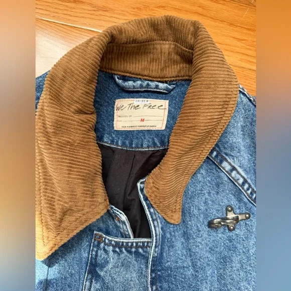 Free People Denim Barn Coat - Picture 3 of 6